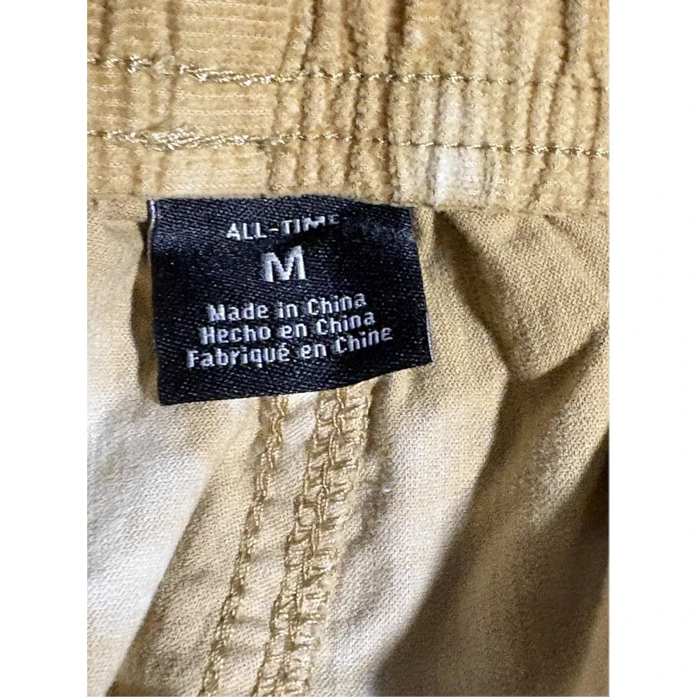 RVCA Men's Tie Dye Civic Bleached Corduroy Shorts Belt Size Medium 17